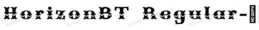 HorizonBT Regular字体转换